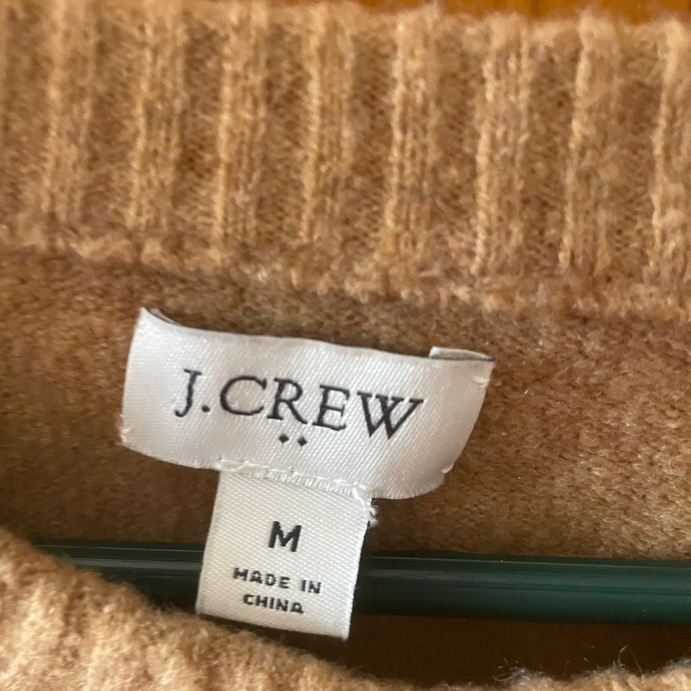 J Crew camel color sweater
